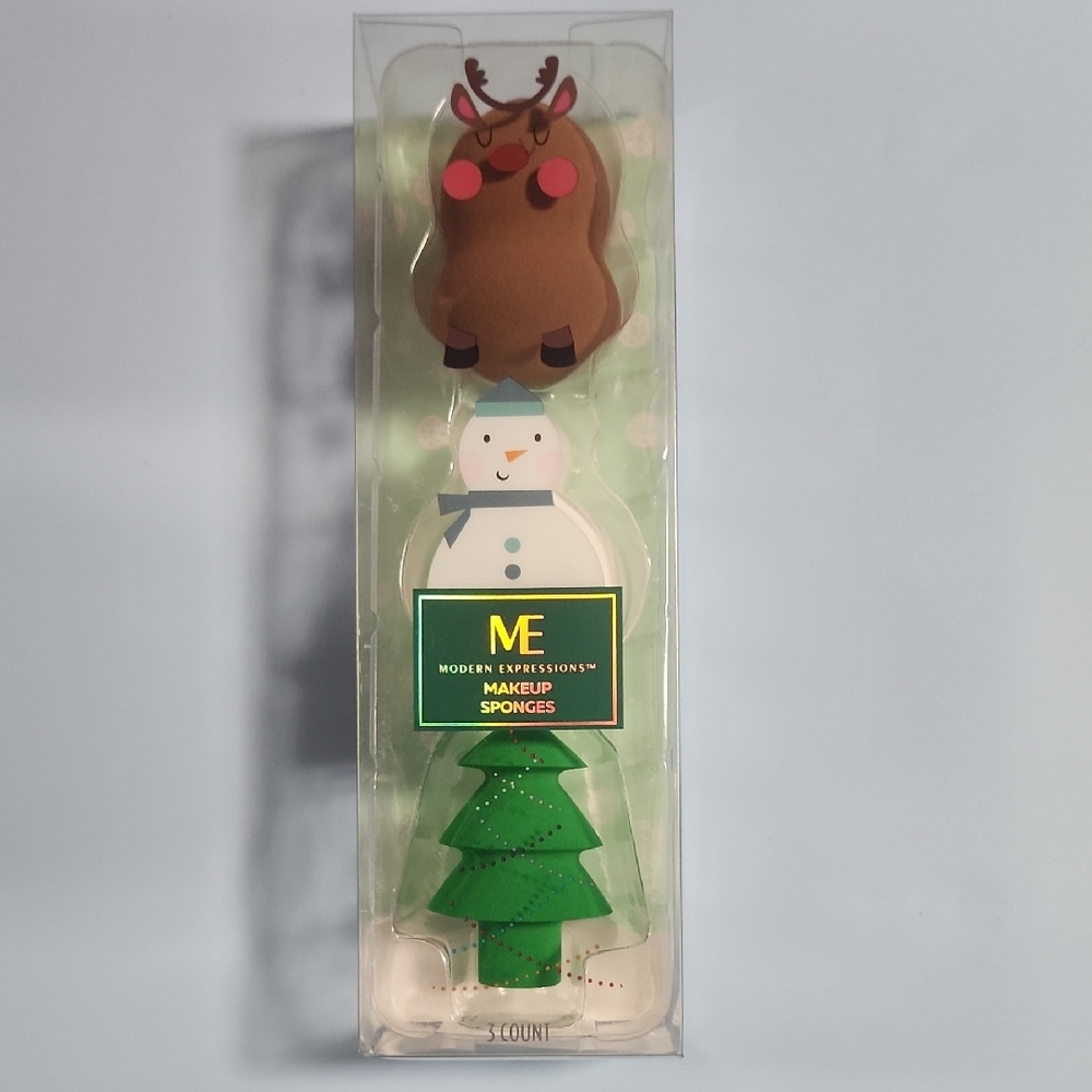 Modern Expressions Holiday Makeup 3 Sponge Set